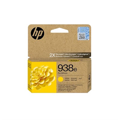 HP 938e Yellow Sarı Yüksek Kapasite Kartuş 4S6Y1PE