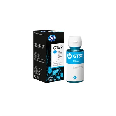 HP GT52 Cyan Mavi Mürekkep M0H54AE