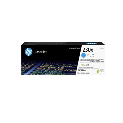HP 230X Cyan Mavi 5.500 Sayfa Toner W2301X